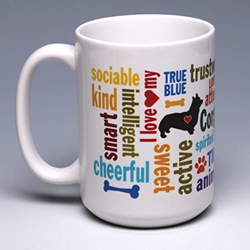 15 oz. Personalize this Ceramic Corgi Coffee/Tea Mug ~ perfect for a dog or pet lover ~ can be customized