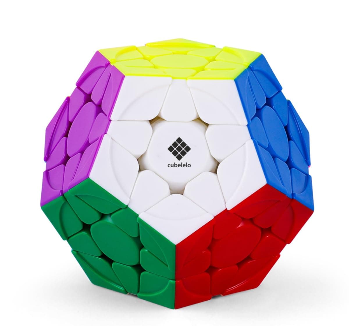 Cubelelo Drift Megaminx v2 Cube (New Improved Version) | 12-Sided Fun and Challenging Puzzle with Ridge Design | Smooth Turning Dodecahedron | Perfect for Speed-Cubing | Ideal for Kids & Adults