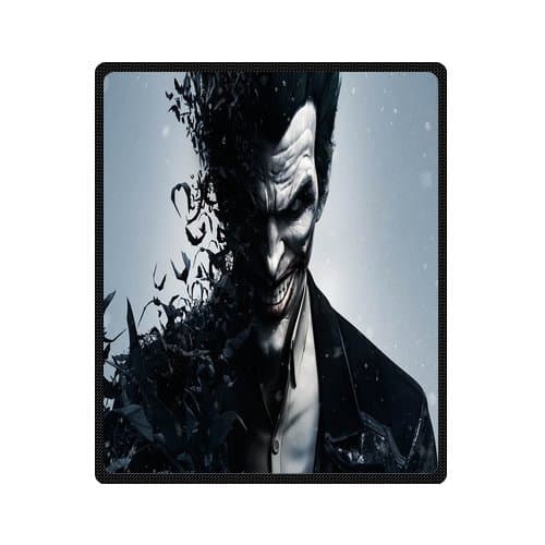 Daniellestore Soft Bed sheet Plush Throw Blanket Bedding Sleep Batman Arkham Origins Joker 50x60 Inch