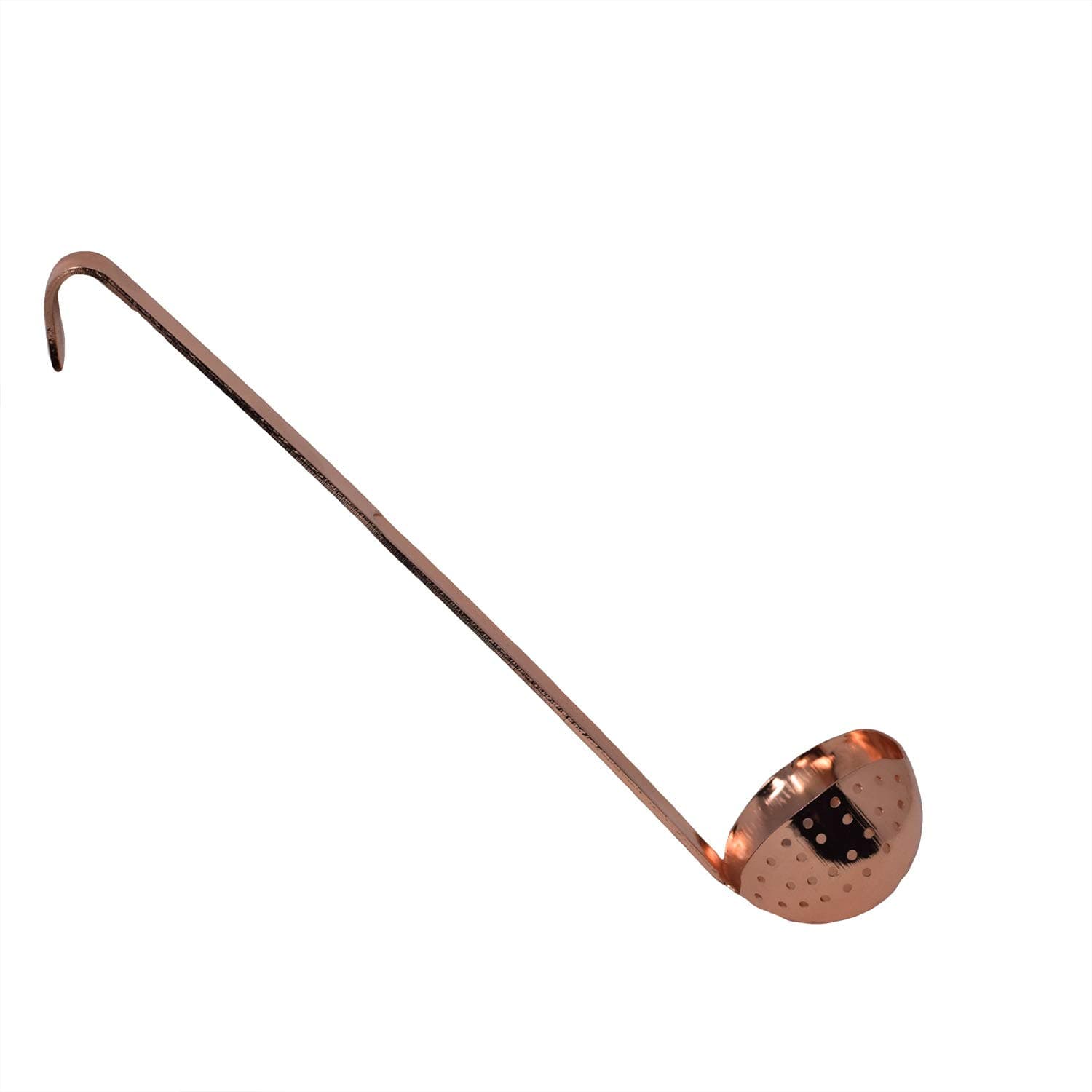Large Soup Ladle Strainer Kitchen Tool 12.5 Inch Copper Coated