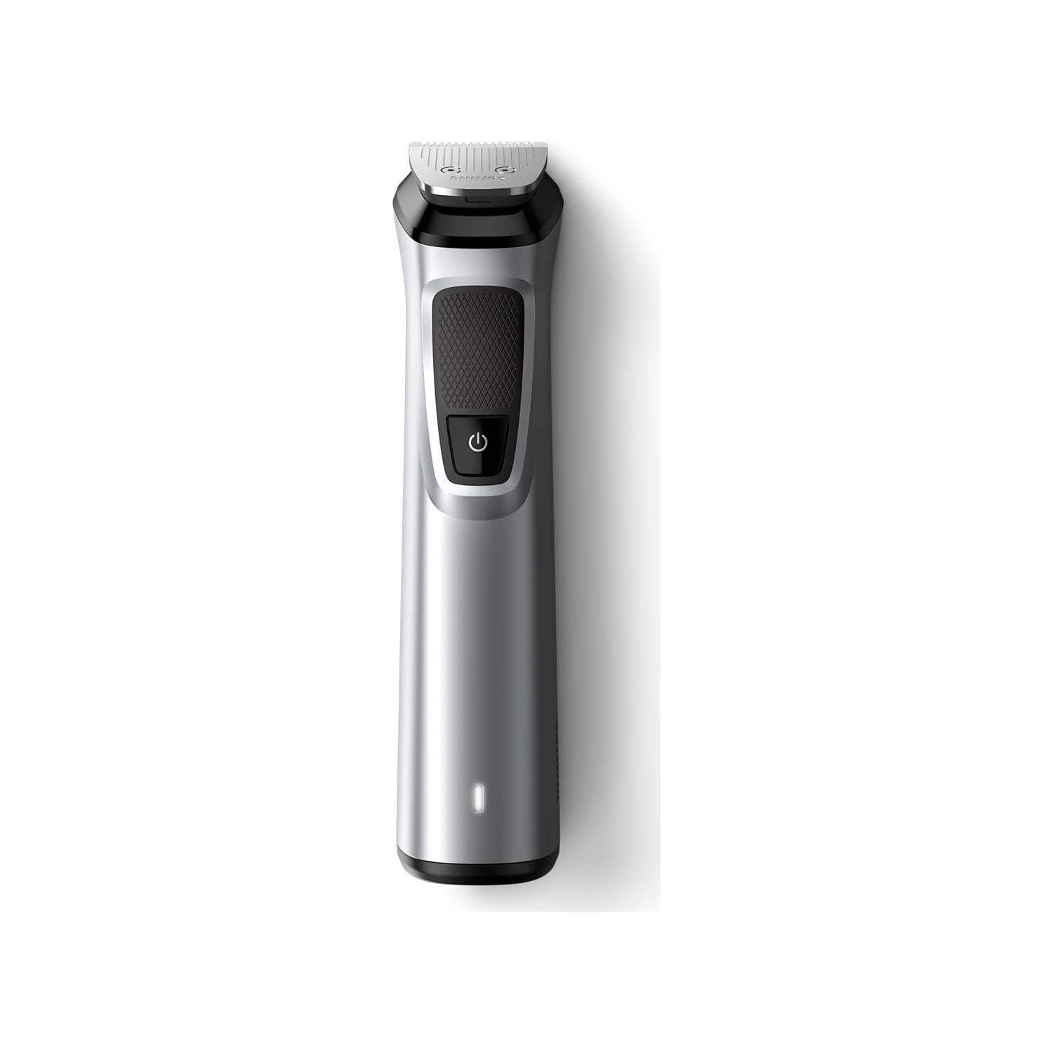 Philips MG7710 MultiGroom Series 7000 Multi Styles Accessories Precision - Ultimate Multi Grooming Kit for Beard, Hair and Body with Nose Trimmer Attachment, Premium Metal Handle