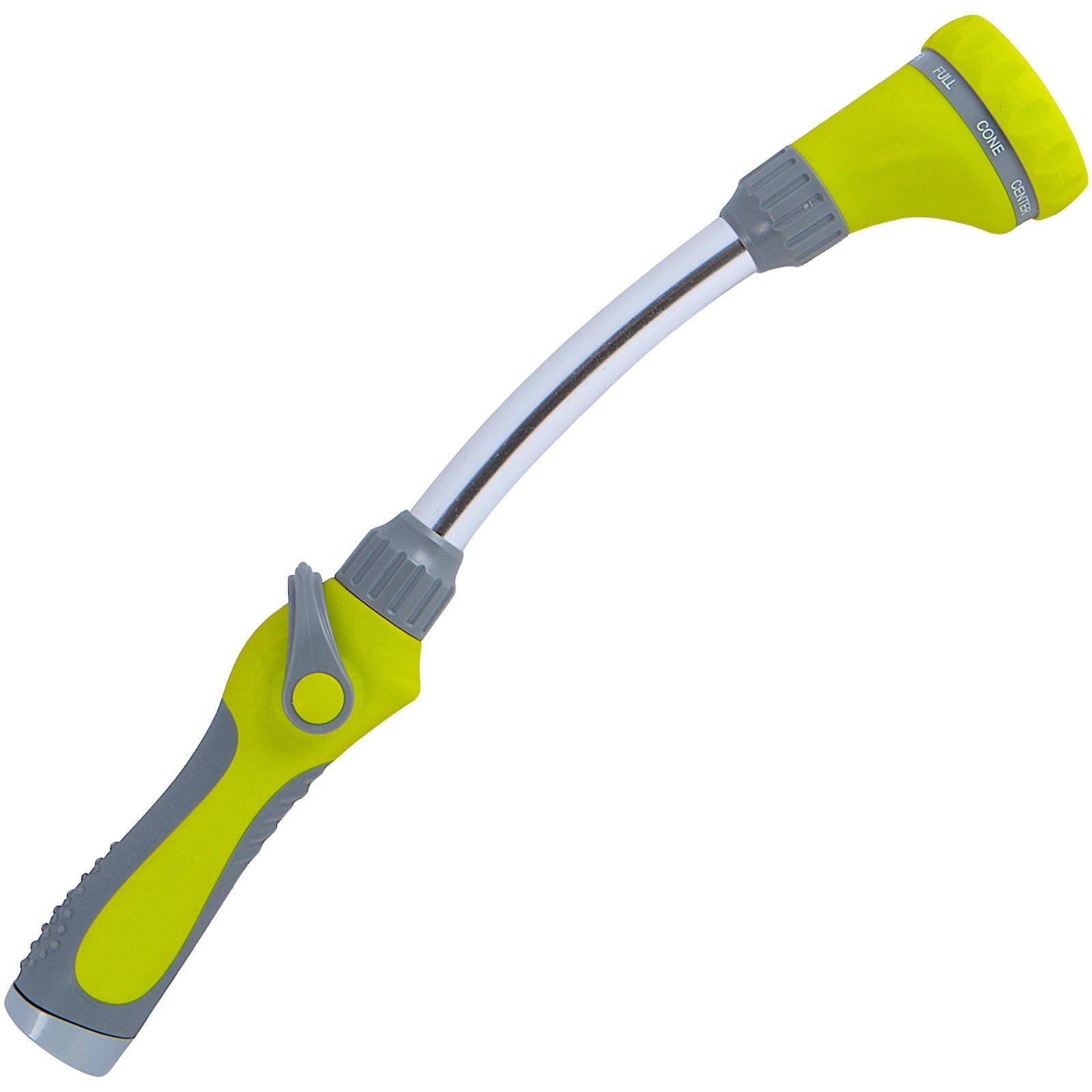 15" Watering Wand, 8 Spray Patterns, Thumb Control