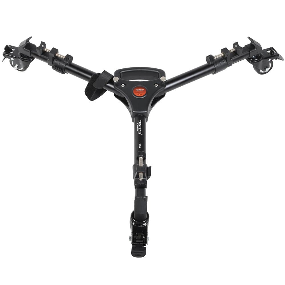 900 Foldable Tripod Dolly with Adjustable Legs. Max. Load 15kg / 33Lbs for Camcorders Cameras