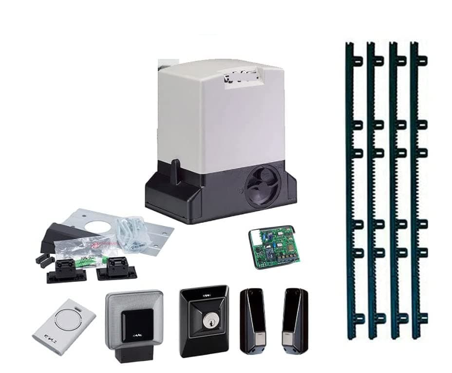 FAAC 740 Delta Kit 2 Sliding Gate Load 500 kg 230 V with 4 m Hinge