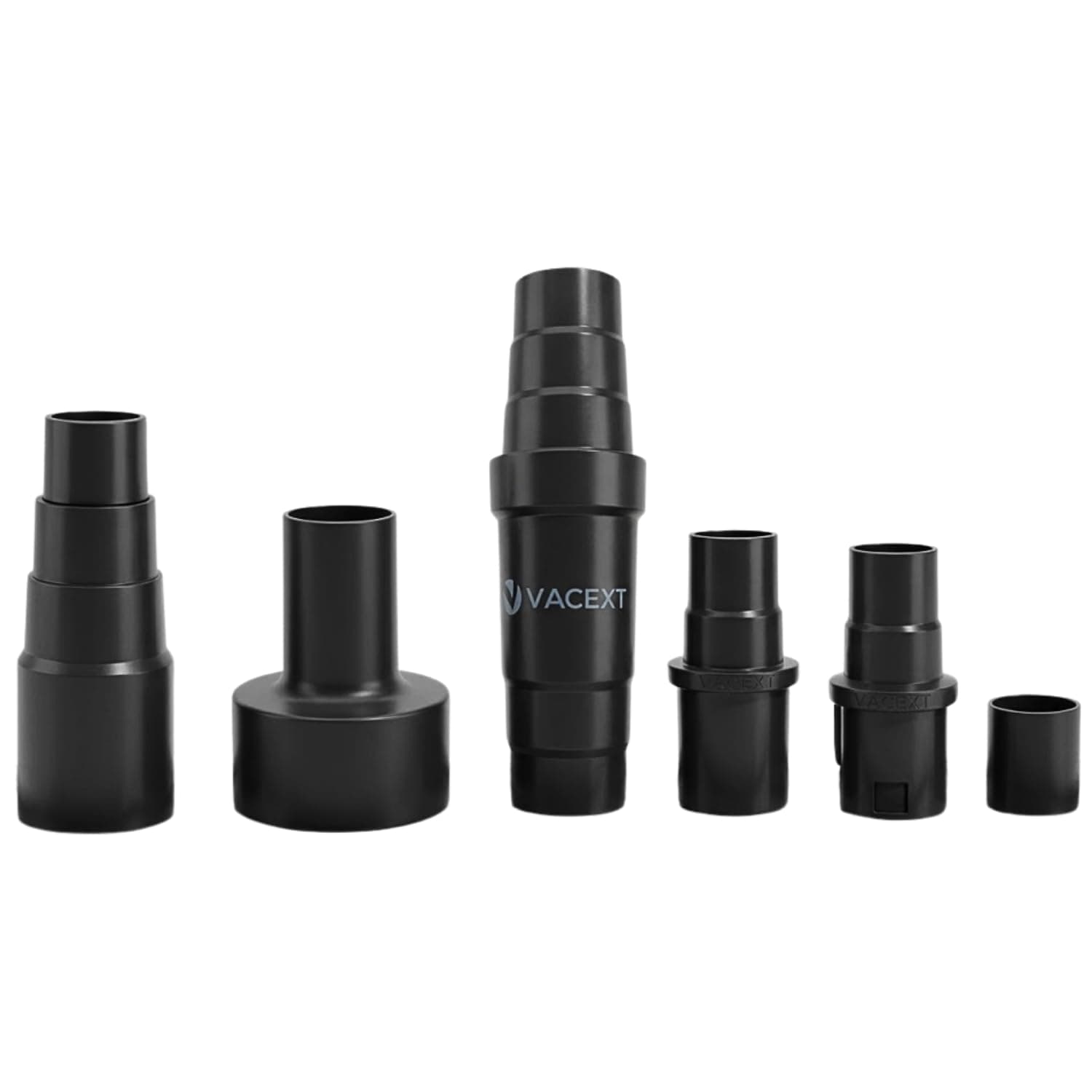 Universal Vacuum Hose Adapter Kit Reducer Attachment Set Converter from 1 1/2 inch to 1 1/4 inch from 1 3/8 inch to 1 1/4 inch Dust Hose Port Adapter ; 2-1/4 Inch to 1-1/4 Inch to 1-3/8''