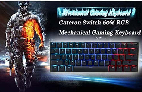 Obins Anne Pro 2 60% NKRO Bluetooth 4.0 Type-C RGB Mechanical Gaming Keyboard