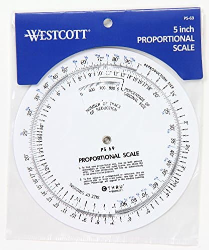 Westcott Proportional Scale, White (PS-69)