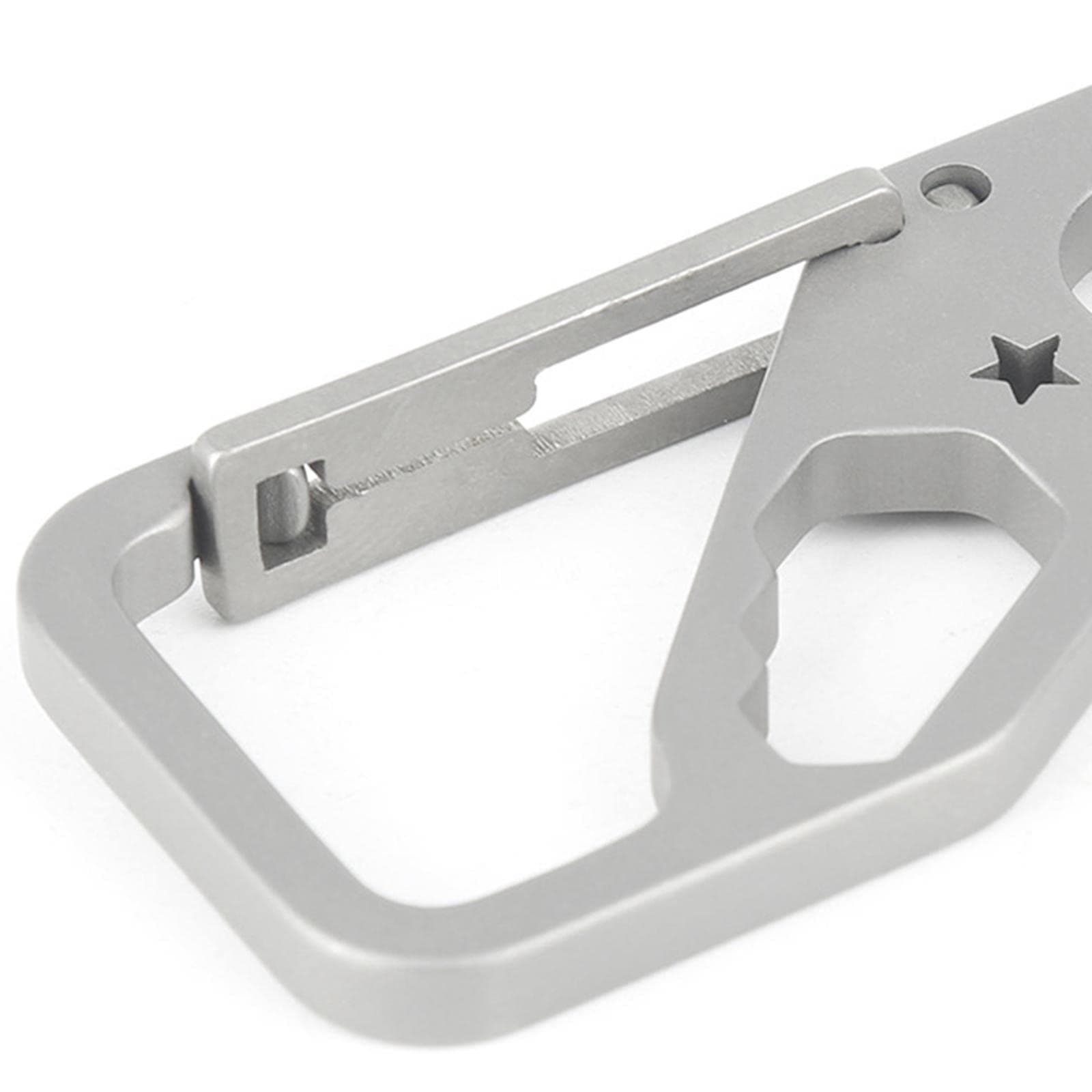 LOOM TREE® 3 in 1 Keychains Multitool Charms Titanium Alloy for Camping Backpacking | Decorative | Vintage | Retro | Collector's Item