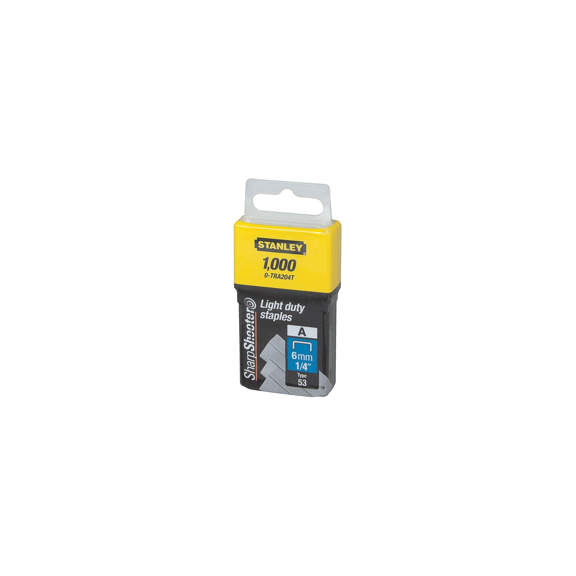 Stanley 1-TRA205T"Type A" Staples, Silver, 8 mm, Set of 1000 Piece