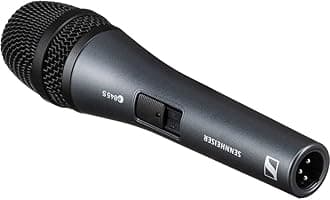 Sennheiser E 845 S Super-Cardioid Dynamic Microphone with Noiseless and Lockable On/Off Switch