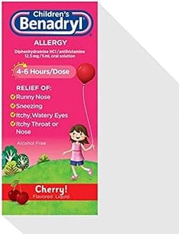 Benadryl Allergy, Childrens Liquid, 8 oz