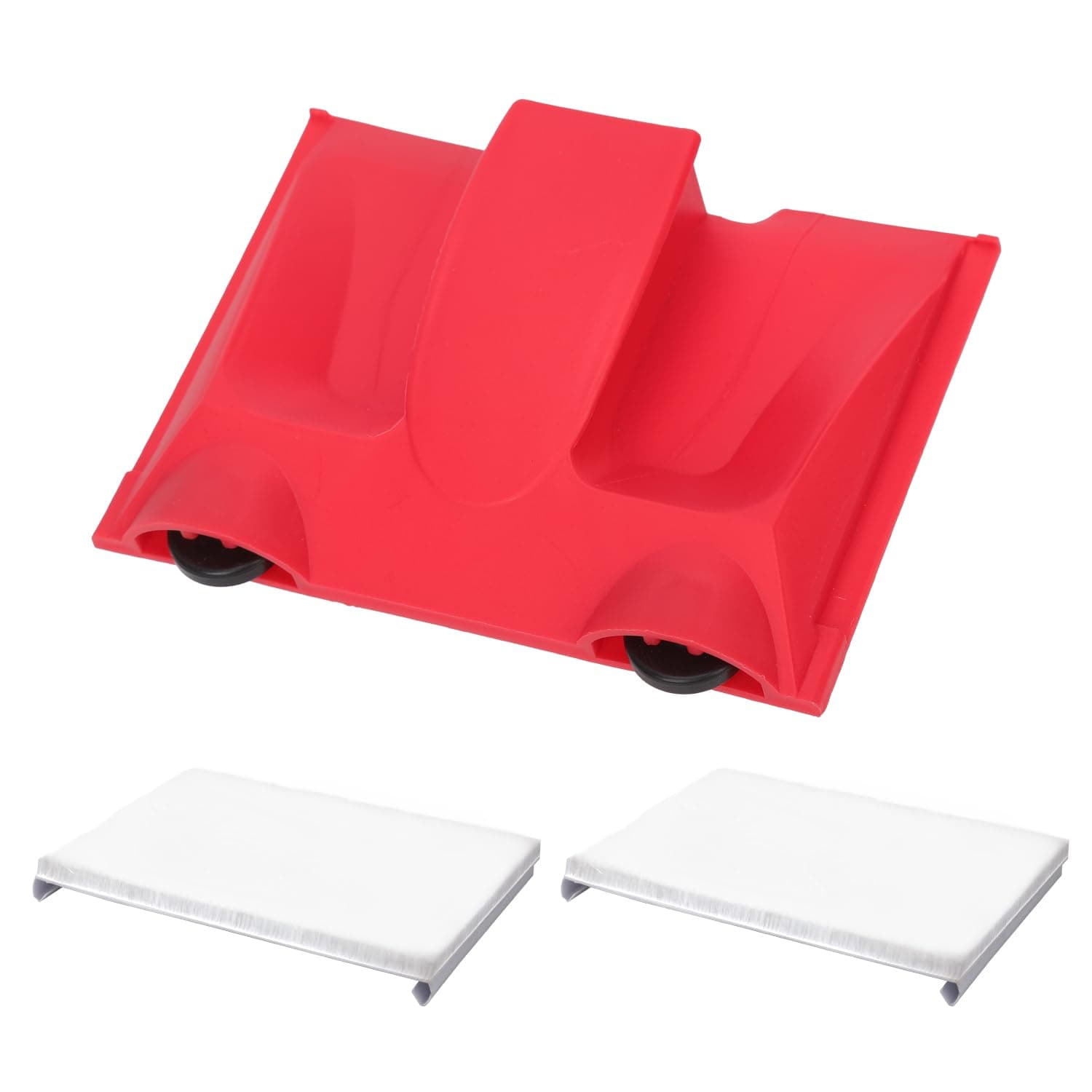 Paint Edger Trimmer with 2pcs Replacement Pad Refills, Edge Painting Tool for Wall Paint Pad Applicator for Ceilings Corner Edges Painter Trim Painting Supplies