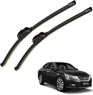 Auto Hub Car Wiper Blade Compatible with Accord Old, Windshield Car Wiper Blades Accord - Set of 2 Pcs (D-26,P-19)