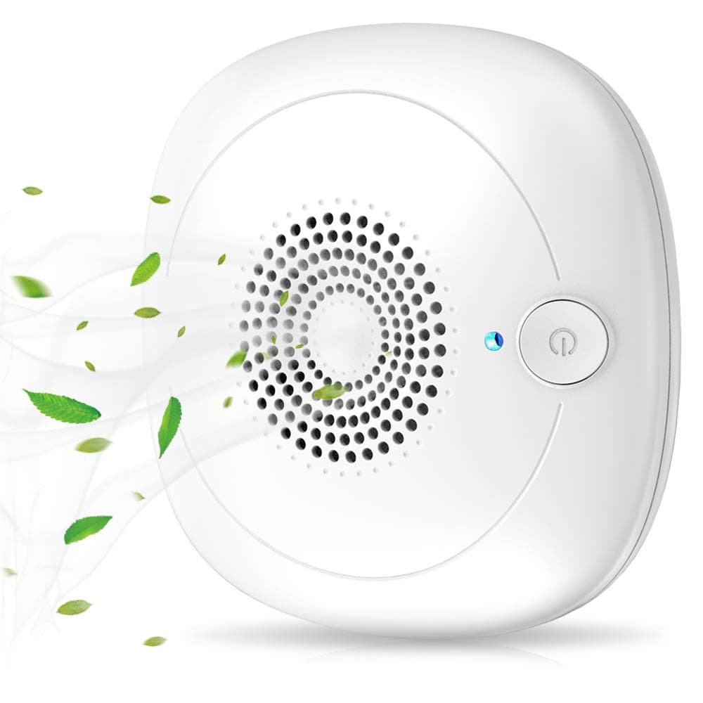 Air Purifier Mini Ozone Generator Plug-in for Home, USB Ionic Air Cleaner Filter Reduces Odors from Smokers, Dust, Cooking and Laundry for Car, Office,Baby Bedroom(White) …