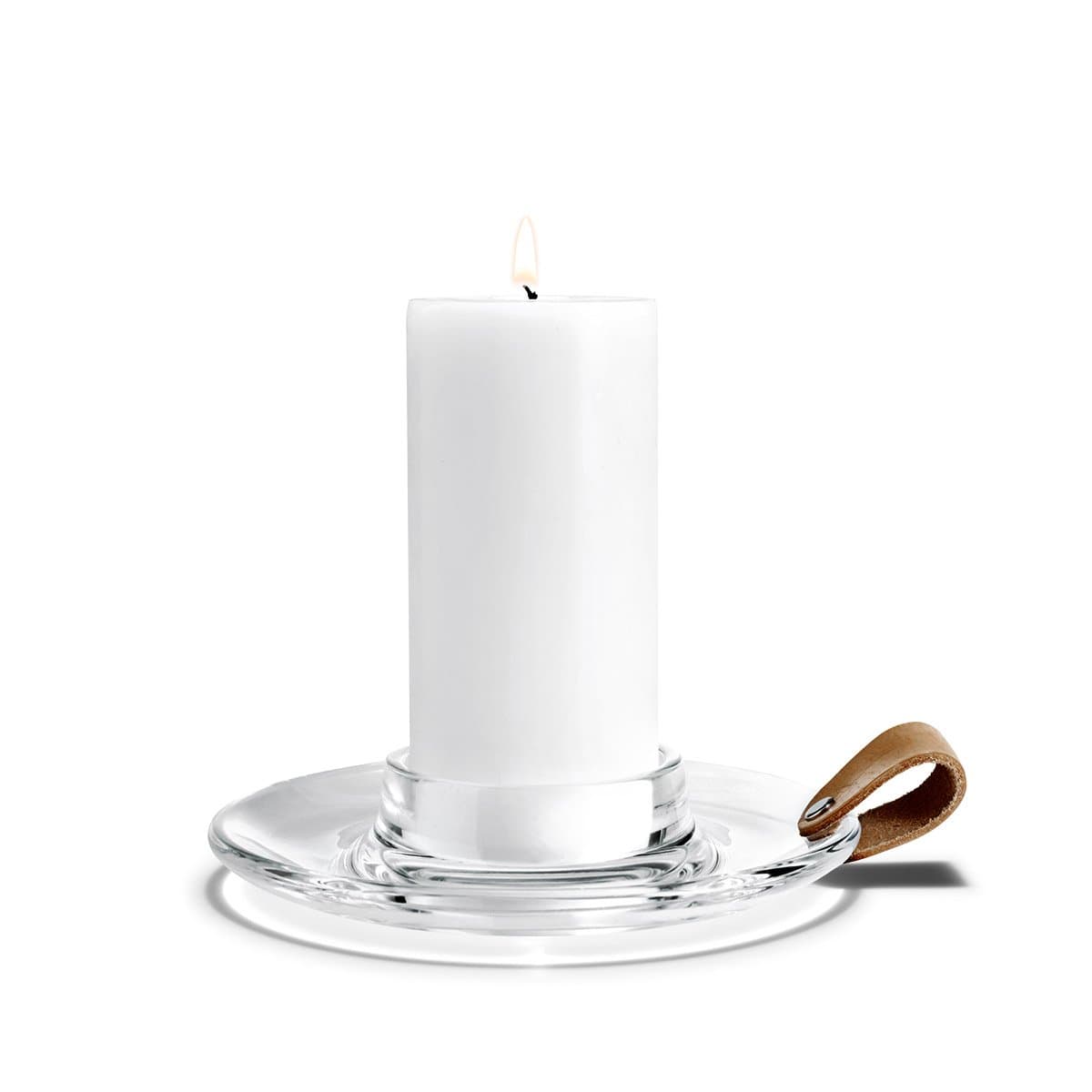 Holmegaard Candle Holder 4x21.5x20.1 transparent