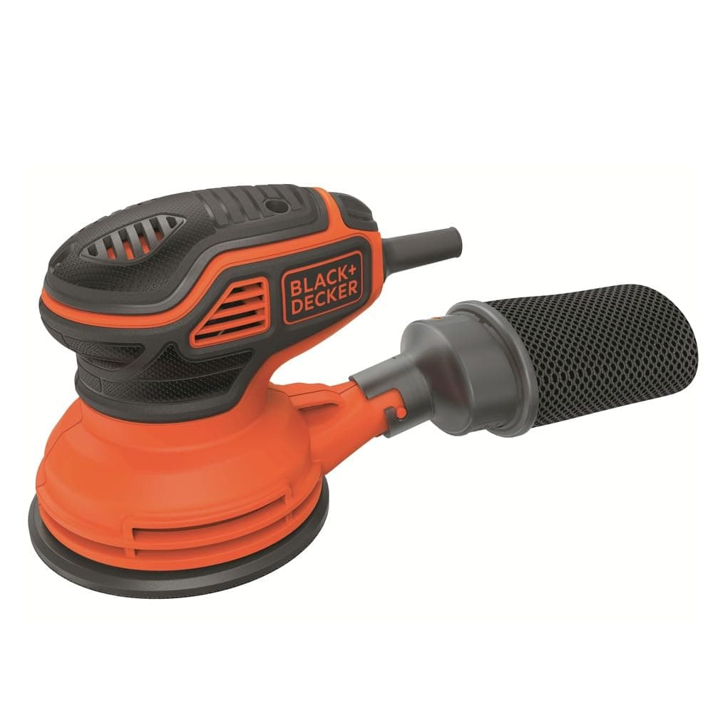 BLACK+DECKER Orbital Sander, 5-inch Disc Sander, Corded (BDERO600)