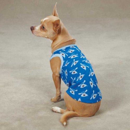 DogIsGood Bolo Tank for Pets, Medium, Sky Diver