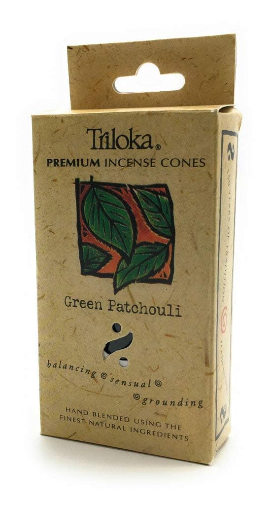 TrilokaIncense Cones, Patchouli, 20 Grams