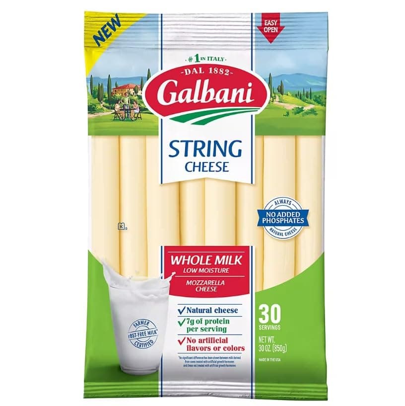 Galbani Mozzarella String Cheese 30 Ct