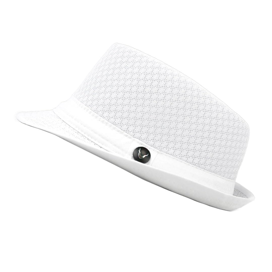 Light Weight Classic Soft Cool Mesh Crushable Fedora hat