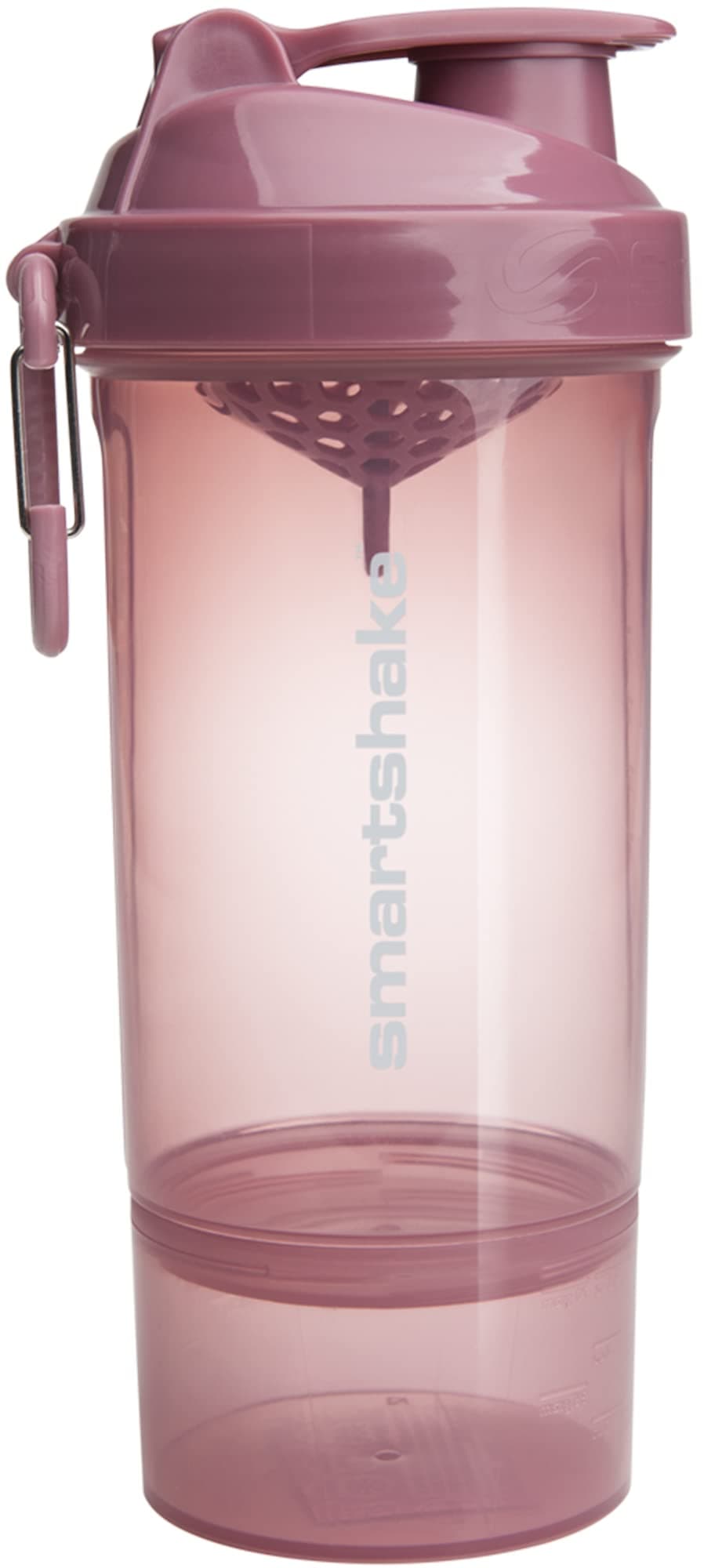 SmartShake O2GO One Shaker Bottle Deep Rose Pink 800ML