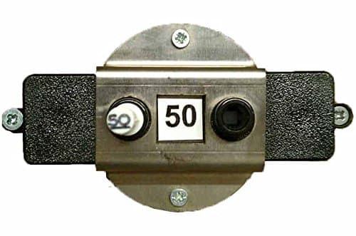 Key Tracker Mechanical Peg Board System - Keep Track of Your Keys. (Single Unit with Stainless Steel Wall Bracket)