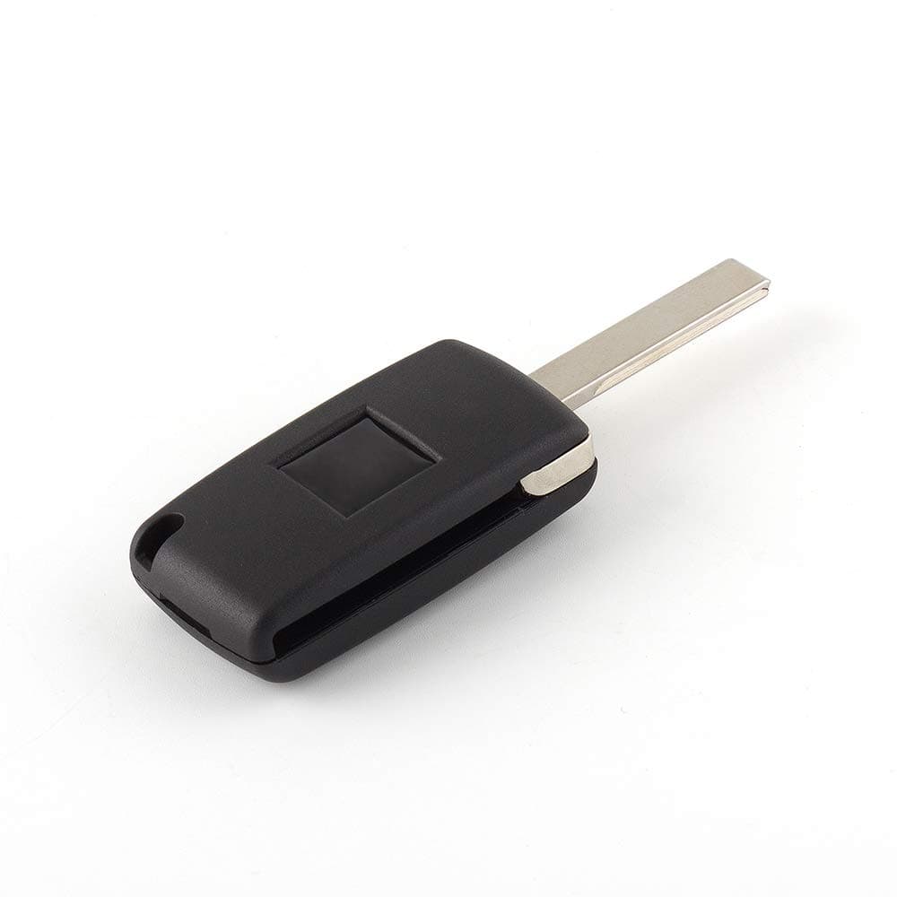 Replacement Keyless Entry Flip Key Remote Fob Case Shell with Uncut Blank Blade for Fit for Peugeot 407 408 307 308 107 207