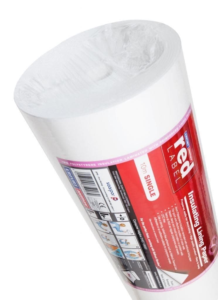 4 x Erurt Heatsaver Wall Underliner Wall Insulation Polystyrene Lining 4mm x 10M