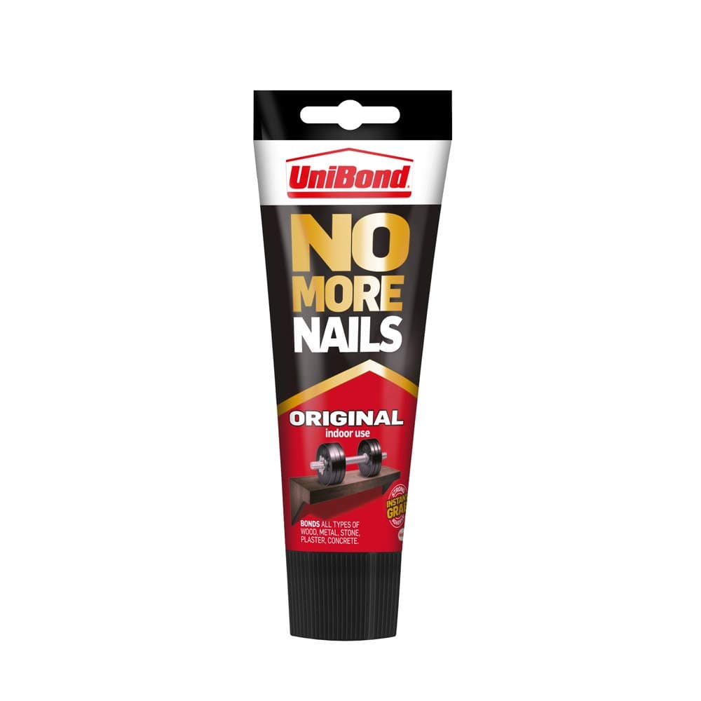 UniBond No More Nails Original, Heavy-Duty Mounting Adhesive, No Nails Strong...