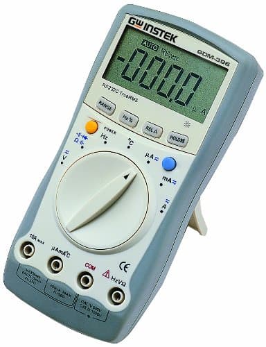 GW Instek GDM-397 3-3/4 Digits LCD Digital Display Handheld Multimeter with RS-232C Interface, 40mV/400mV/4V/40V/400V/750V AC Voltage Range