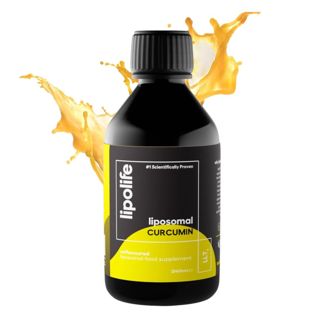 liposomal Curcumin C3 Complex (95% curcuminoids) | Highly Bioavailable | High Strength | Extract derived from The Curcuma Longa (Turmeric) | 240ml/48 Servings LLT1