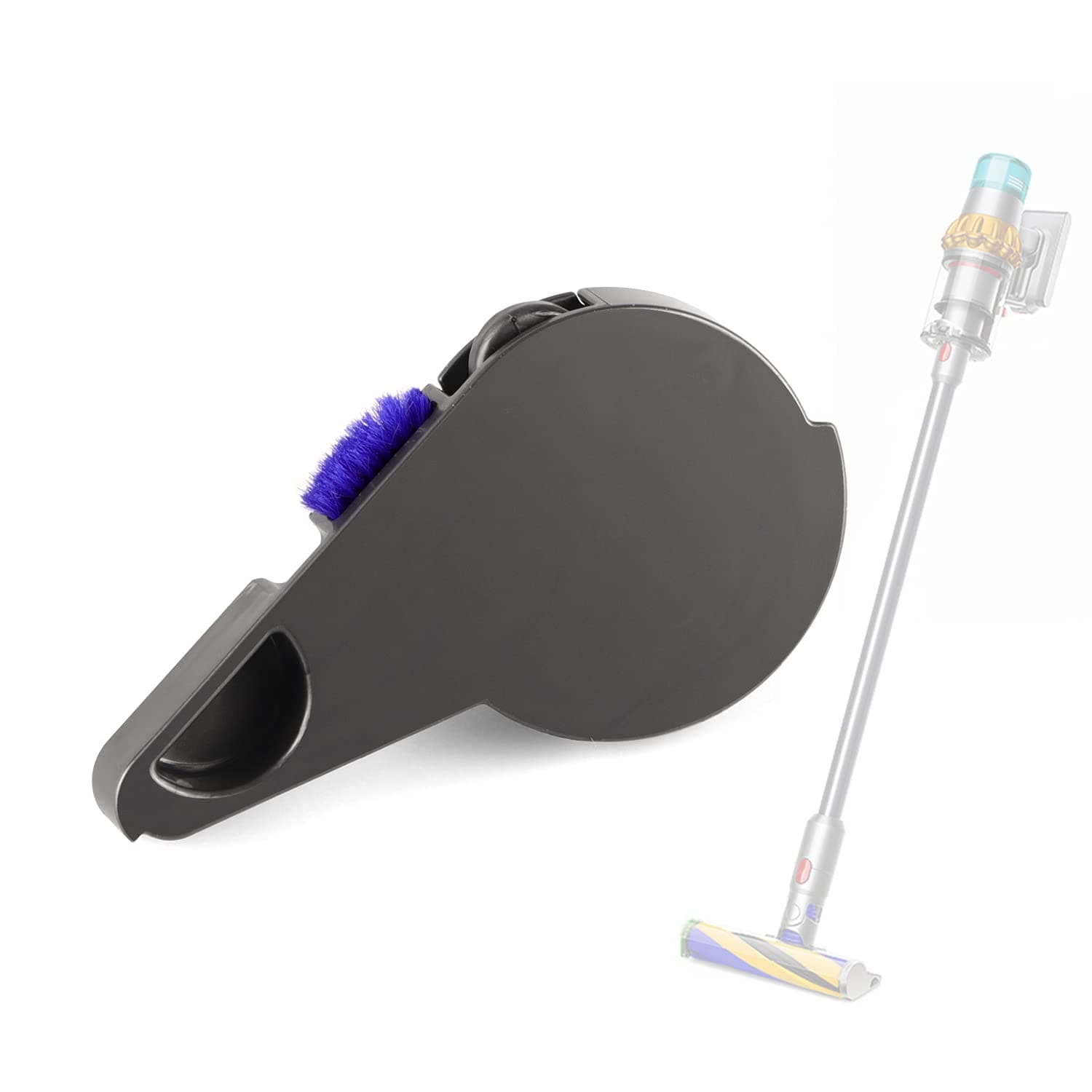 Roller Brush Bar End Cap Cover for Dyson V8 Slim V10 Slim V12 Detect Slim V15 Detect Slim Vacuum Cleaner End Cap Side Replacement Parts (FOR DYSON V8 Slim V10 Slim V12 Detect Slim V15 Detect Slim)