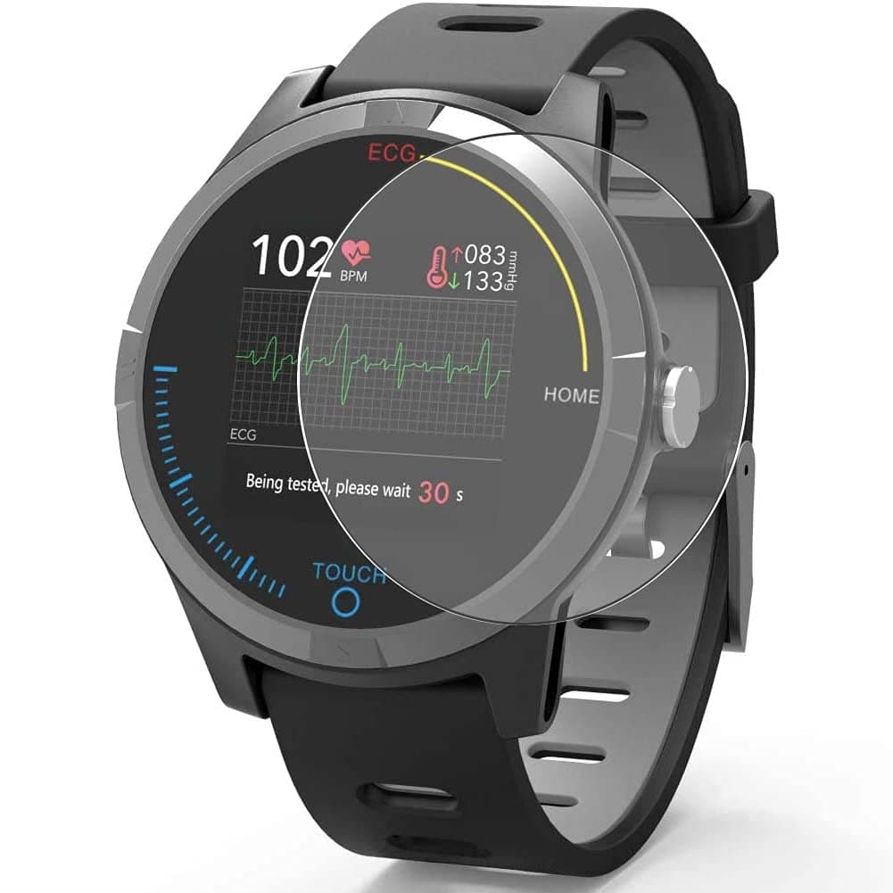 3 Pack Tempered Glass Screen Protector Film, compatible with PRIXTON SWB28 1.3" Smart Watch smartwatch Protectors Guard new version