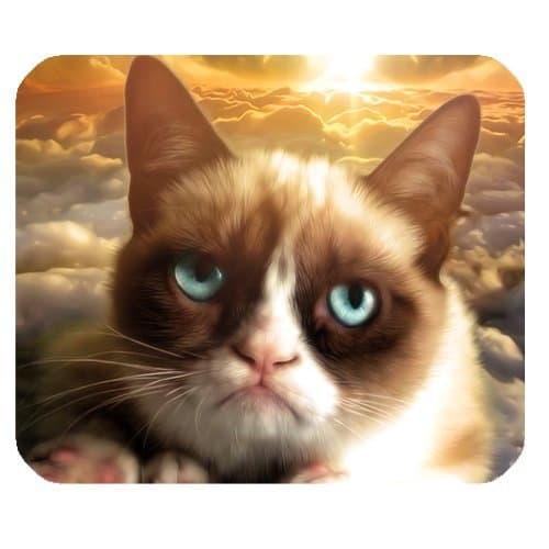 1 X Customize Your Own Grumpy Cat Mouse Pad Cartoon Mousepad-JN408