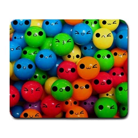 Cute Gumball Faces Mouse Pad
