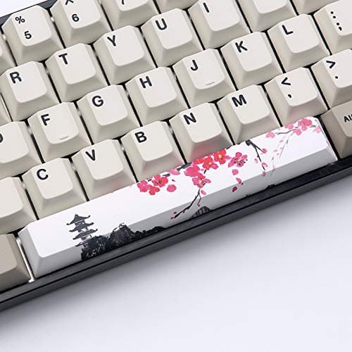 PBT Five Sides Dye-subbed Spacebar 6.25U Cherry Profile keycap for DIY Mechanical Keyboard (KIT 4)