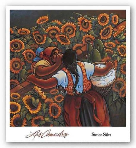 Las Comadres by Simon Silva Art Print Poster