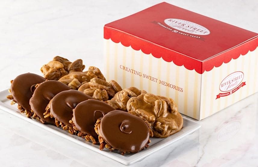 Praline & Bear Claw Combo 10 piece Classic Box | River Street Sweets