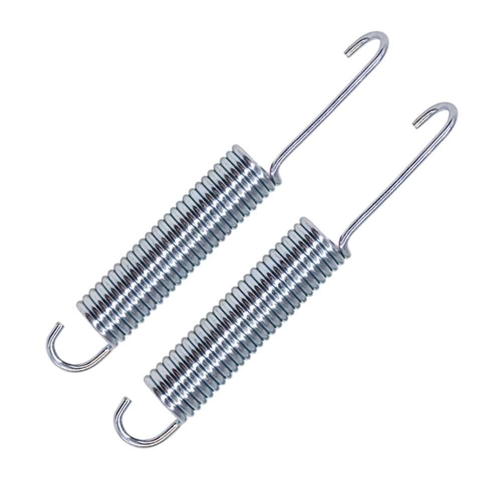 Yoogu 4-1/4" Overall Length Spring Replacement Recliner Sofa Chair Mechanism Tension Springs (Pack of 2) - Long Neck Hook Style | 26 Turns