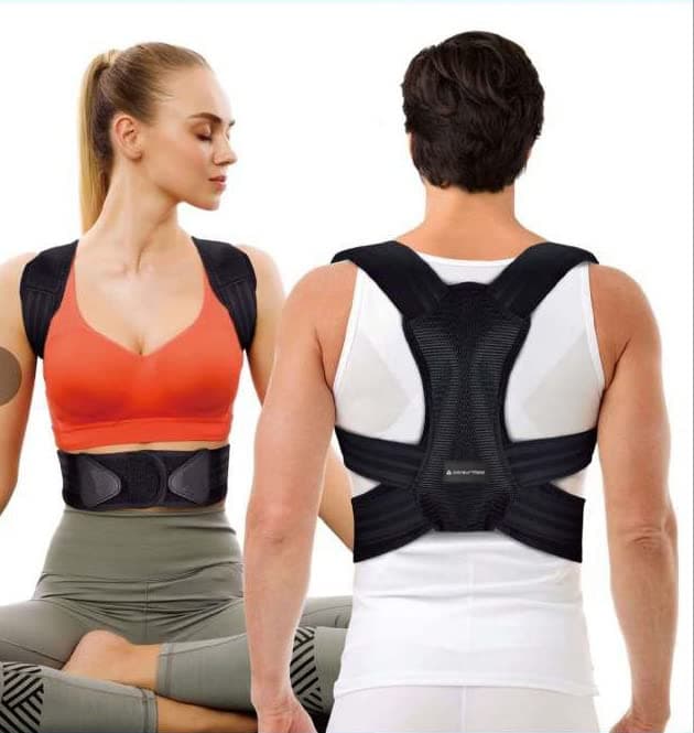 Tech Posture Corrector for Women and Men Back Lumbar Support Shoulder Posture Support for Improve Posture Provide and Back Pain Relief (Medium)