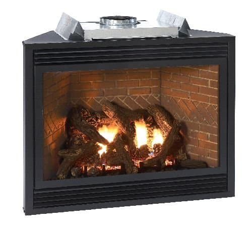 Luxury 36" Direct-Vent NG Intermittent Pilot Control Fireplace