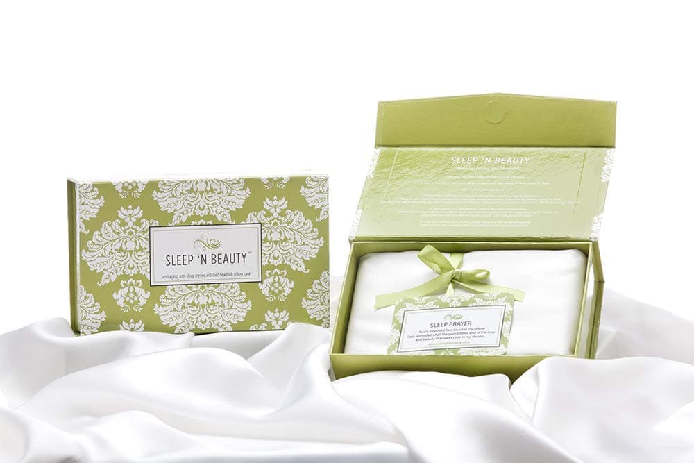 Climsom Silk Bed Pillow Case, Ivory, 75 x 50 cm