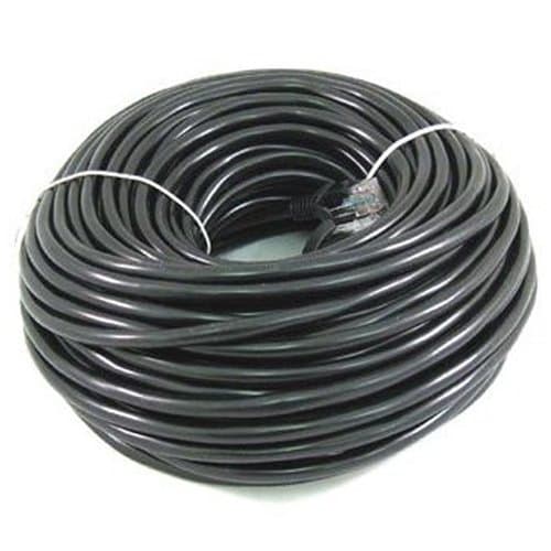 Cable N Wireless 100 ft 30 M Hi-Speed CAT5 CAT5e LAN Network Ethernet Cable (Black)