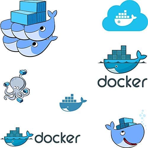Docker Sticker Set Sticker Decal Window Bumper Sticker Vinyl 5"