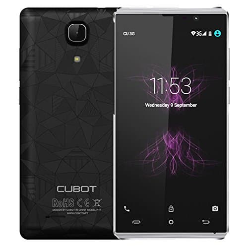 CUBOT P11, 5.0 inch Android 5.1 Smart Phone MT6580 Quad Core 1.3GHz ROM 8GB+RAM 1GB, Support GPS, OTG, HotKnot, 5.0MP+13MP (Black)
