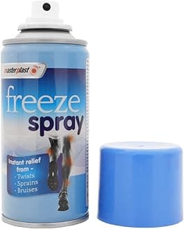 Freeze Spray Pain Relief - Cold Compress Spray Instant Relief from Twist, Sprains and Bruises - Physio Spray for Knee Ankle Back Joints Pain
