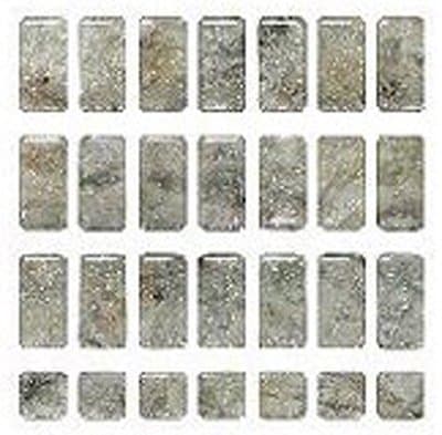 Artscape Jazz Murano Medley Tile 1" X 2"