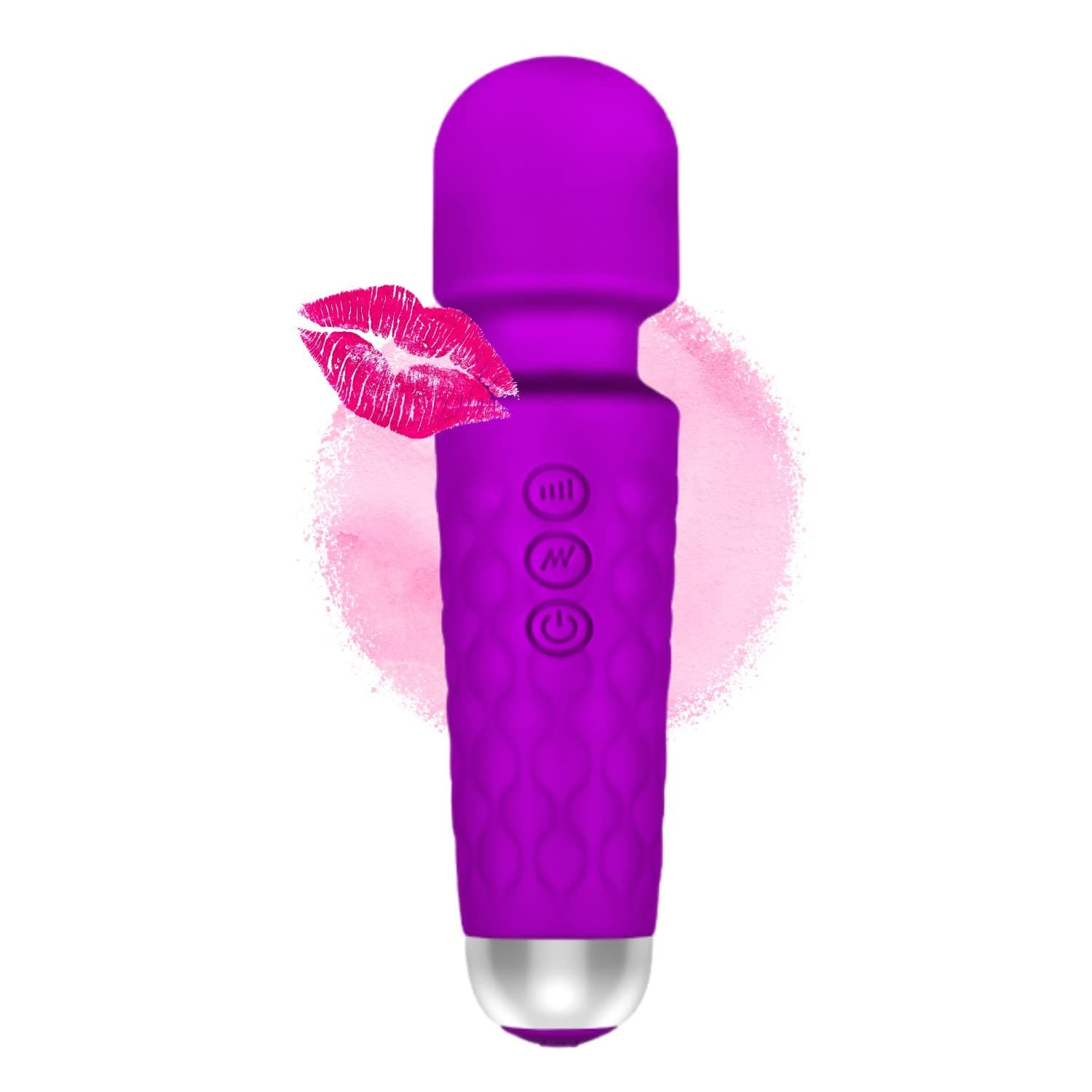 Shiatsu Back and Neck Deep Tissue Decompression Devices, Muscle Decompress for Back, Shoulder, Neck and Whole Body, Purple