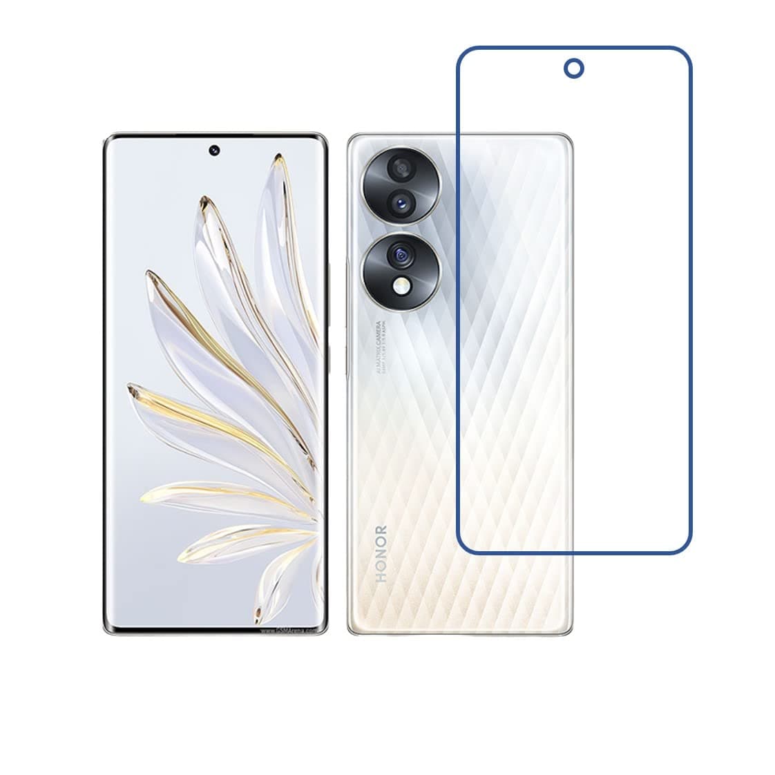 DVTECH� TPU Protective Ultra Clear Unbreakable Screen Protector for Honor 70 (Not a Tempered glass)