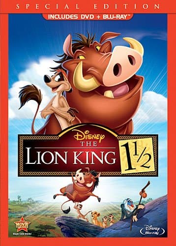 The Lion King 1 1/2 Special Edition (Two-Disc Blu-ray/DVD Combo in DVD Packaging)